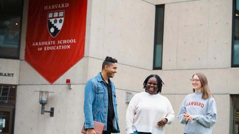 Students in front of Gutman